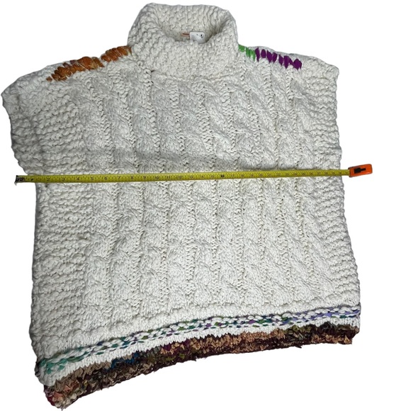 FINAL PRICE RARE FP x WeTheFree Care Sari Not Sari Organic Knit Sweater xs/s - Picture 10 of 16